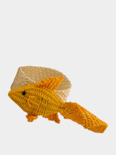 Coro Cora Orange Toquilla Palm Fish Napkin Ring