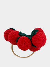 Coro Cora Red Toquilla Palm Tomato Branch Napkin Ring