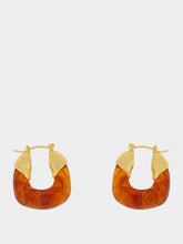 Lizzie Fortunato Mini Organic Hoops in Tortoise
