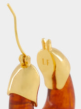 Lizzie Fortunato Mini Organic Hoops in Tortoise