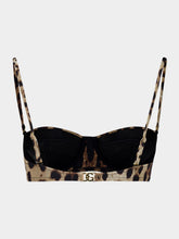 Dolce & Gabbana Leopard-Print Balconette Bikini Top