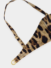 Dolce & Gabbana Leopard-Print Balconette Bikini Top
