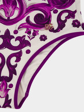 Dolce & Gabbana Majolica-Print One-Piece Swimsuit