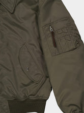 Tom Ford Military Green Satin Nylon Bomber