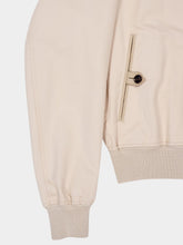 Tom Ford Ivory Fine Poplin Harrington Jacket