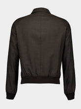 Tom Ford Olive Brown Mohair Silk Jacket