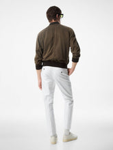 Tom Ford Dark Olive Suede Bomber Jacket