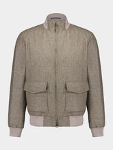 Boglioli Virgin Wool Bomber Jacket