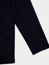 Boglioli Dark Blue Virgin Wool Jacket