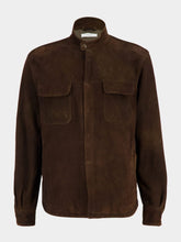 Boglioli Brown Suede Bomber Jacket
