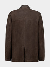 Boglioli Brown Suede Shirt Jacket