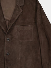 Boglioli Brown Suede Shirt Jacket