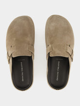 Officine Creative Grey Suede Agorà 012 Mule Sandals