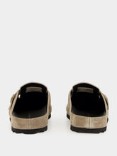 Officine Creative Grey Suede Agorà 012 Mule Sandals