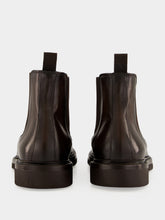 Officine Creative Ebony Brown Dude Flexi Leather Chelsea Boots