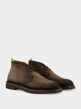 Officine Creative Dude Flexi 004 Brown Suede Chukka Boots