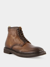 Officine Creative Hopkins Flexi Brown Leather Boots