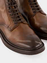 Officine Creative Hopkins Flexi Brown Leather Boots