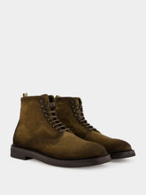 Officine Creative Hopkins Flexi 203 Taupe Suede Boots