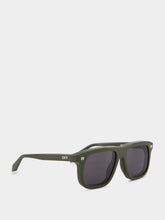 Off-White Clearwater Military Green Sunglasses