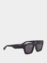 Davie Black Rectangular Sunglasses