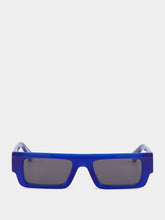 Off-White Pittsburgh Blue Rectangular Sunglasses