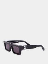Off-White Ruby Black Rectangular Sunglasses