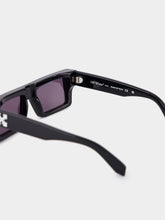 Off-White Ruby Black Rectangular Sunglasses