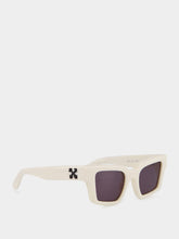 Off-White Richardson White Rectangular Sunglasses