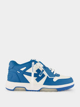 Off-White White and Neo Blue Out Of Office Sneakers