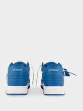 Off-White White and Neo Blue Out Of Office Sneakers