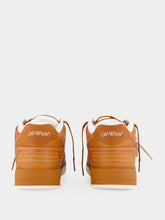 Off-White Cognac Out Of Office Leather Sneakers