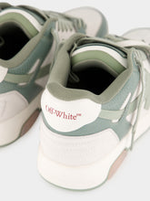 Off-White White and Sage Green Out Of Office Sneakers