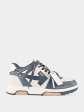 Off-White White and Dark Blue Out Of Office Sneakers