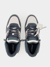 Off-White White and Dark Blue Out Of Office Sneakers