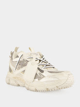 Off-White Beige and Grey Be Right Back Worn Out Sneakers