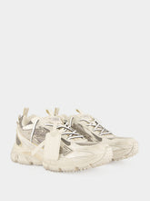 Off-White Beige and Grey Be Right Back Worn Out Sneakers
