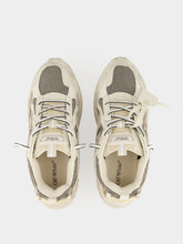 Off-White Beige and Grey Be Right Back Worn Out Sneakers