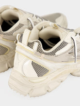 Off-White Beige and Grey Be Right Back Worn Out Sneakers