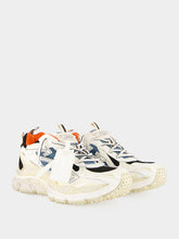 Off-White Neon Blue and White Be Right Back Worn Out