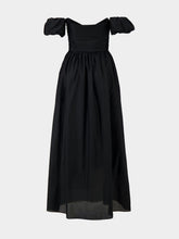 Matteau Black Off Shoulder Midi Dress