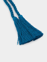 Paula Olivina Blue Smooth Rope Belt