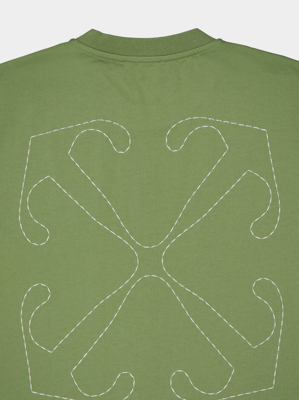 Khaki Stitch Arrow Slim T-Shirt