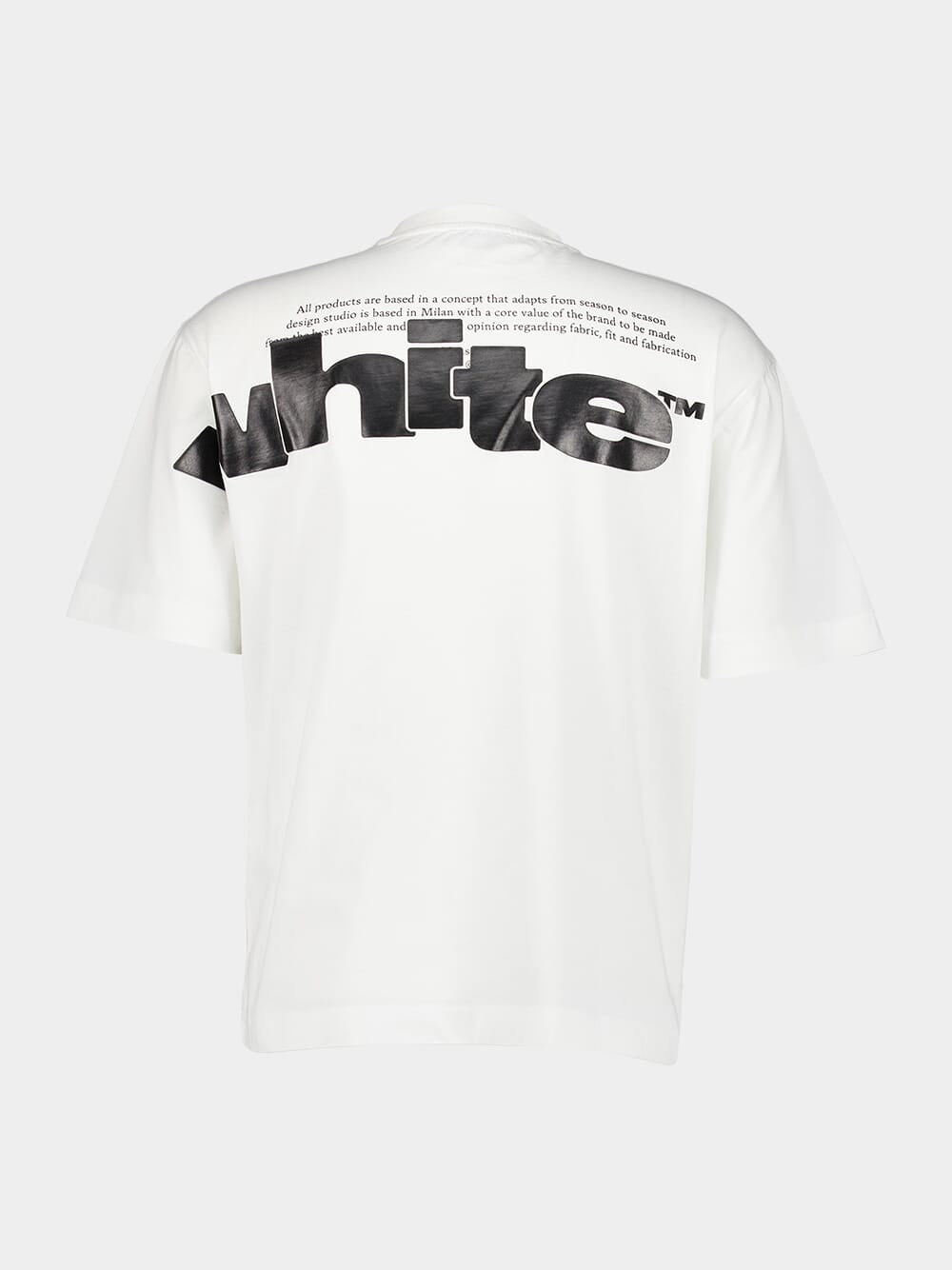 White Shared Logo Skate T-Shirt