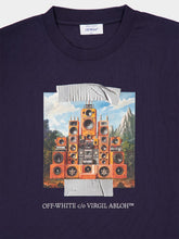 Off-White Dark Sapphire Train Off Cotton T-Shirt