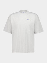Off-White Grey Melange Scribble Diag T-Shirt