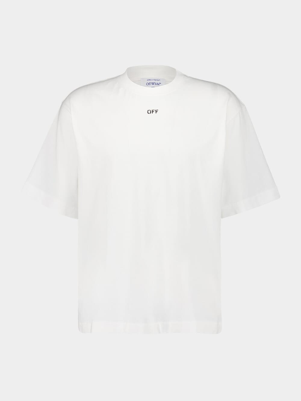 White Vibe Arrow Graphic T-Shirt