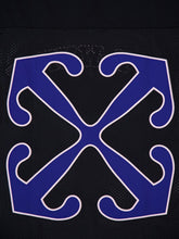 Off-White Black Perforated V-Neck T-Shirt