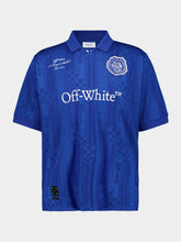 Off-White Blue Lion Nation Soccer Shirt