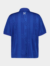 Off-White Blue Lion Nation Soccer Shirt